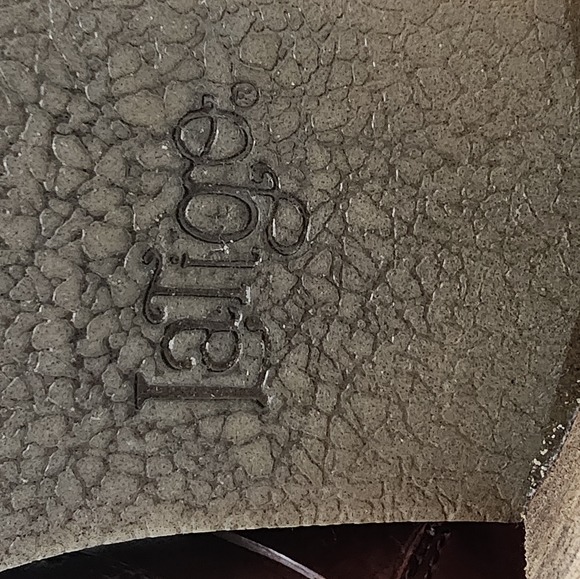 LATIGO Mila Women's Open Side Buckle Leather Boots, Block Heel - Picture 9 of 10